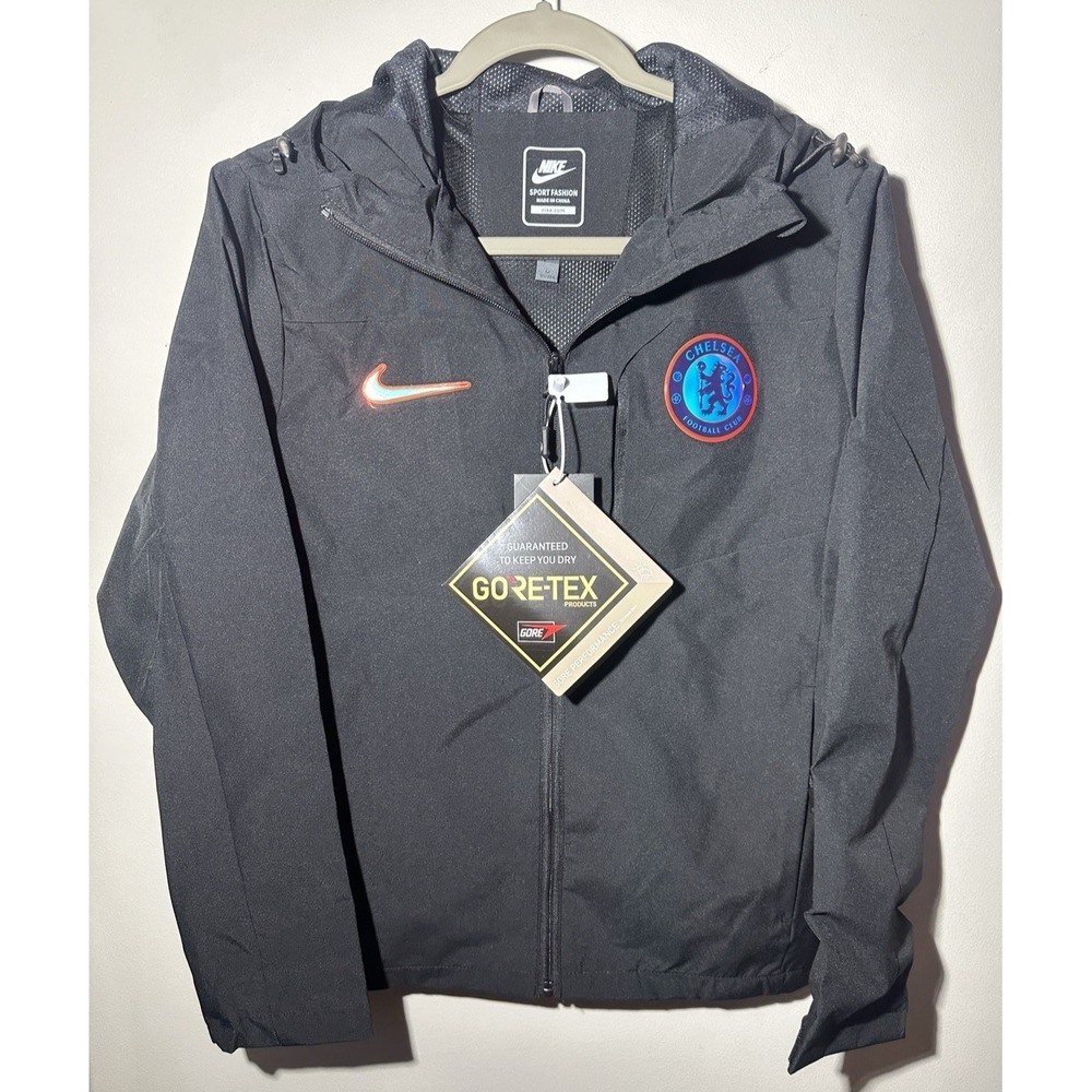 Nike Chelsea FC Full Zip Hoodie Soccer Windbreaker Jacket Men's Medium NWT